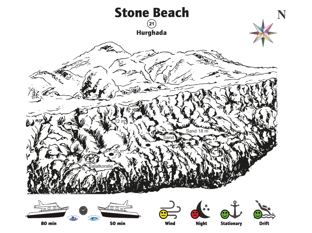 Eine beeindruckende Kulisse bei Stone Beach