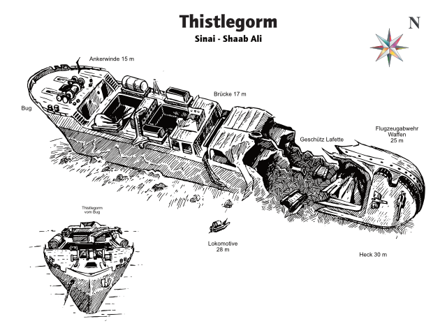 Frühmorgens Richtung Norden zur Thistlegorm