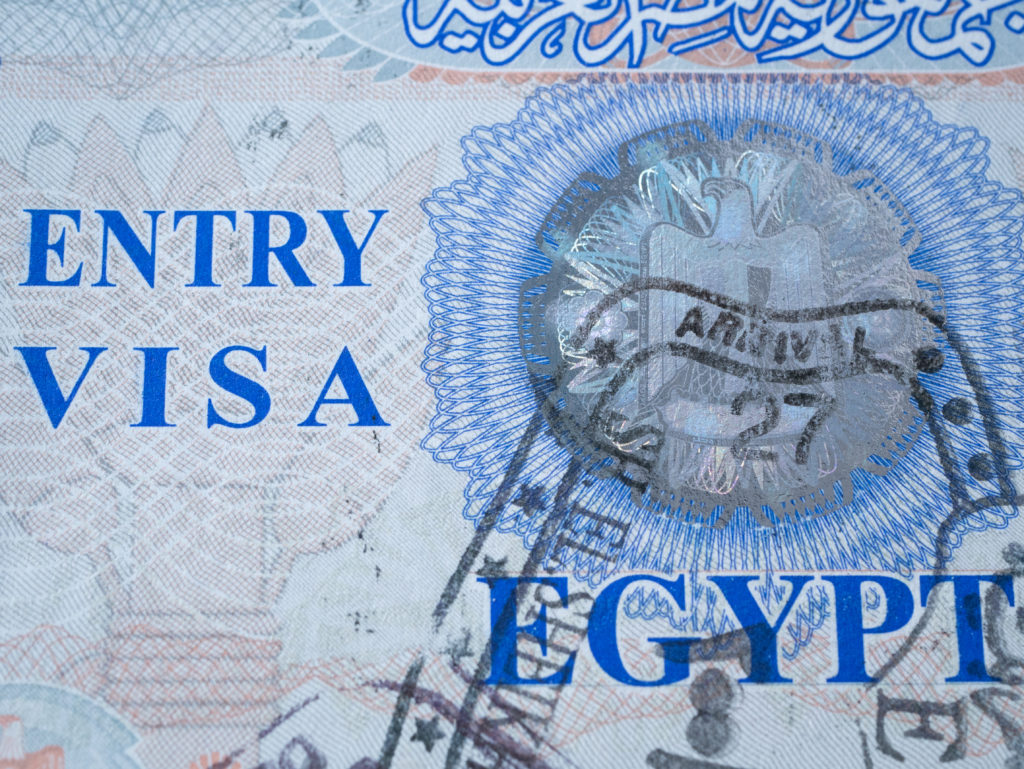 entry visa egypt